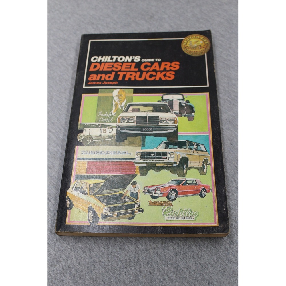 Chilton Guide Diesel Cars and Trucks Black 1983 Repair Manual Vintage